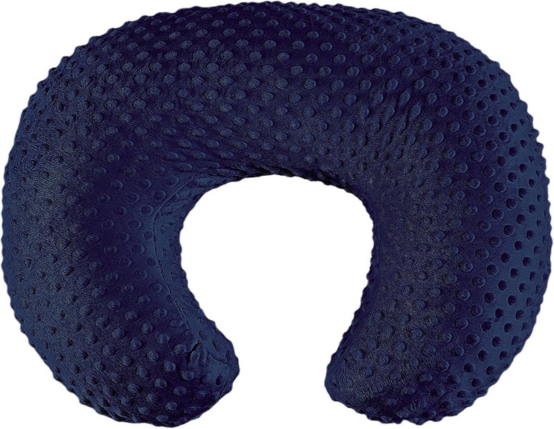 ANHEBEIBEI Nursing Pillow for Bottle and Breastfeeding, Ergonomic Comfort Nursing Essentials for Mom and Baby, Feeding Support Pillow with Removable Cover, Easier and Healthier Nursing (Dark Blue) - Image 2